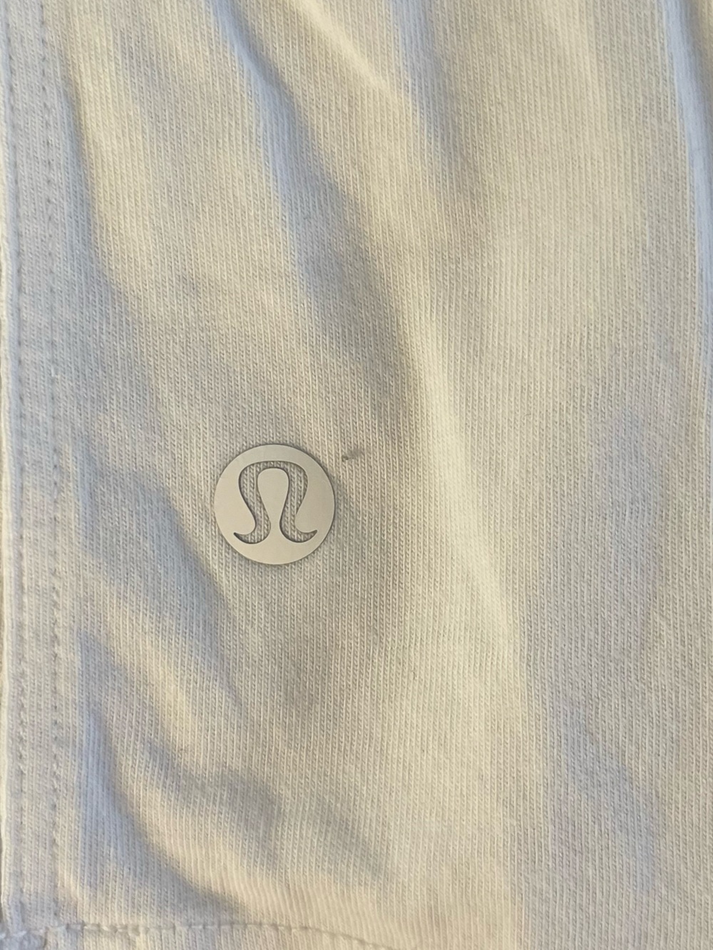 LULULEMON Fundamental Oversized White Crewneck Tee Shirt Quick Dry Pima Cotton - Picture 3 of 8